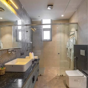 Kitchen in 3 BHK Apartment at Oberoi Realty Esquire, Gokuldham Colony – for Sale