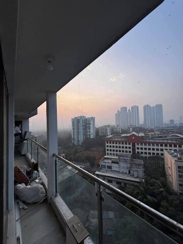 Balcony in 1 BHK Apartment at Conwood Astoria, Goregaon East – for Rent