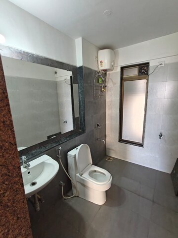 Bathroom in 3 BHK Apartment at Acme Ozone, Manpada – for Rent