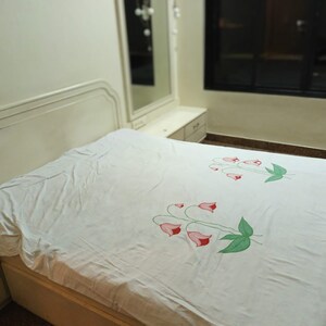 Bedroom in 2 BHK Apartment at Qureshi Heights, Ranwar – for Sale