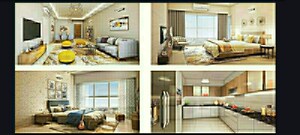 Living Room in 2 BHK Apartment at Vardhan Bliss, Mulund East – for Sale