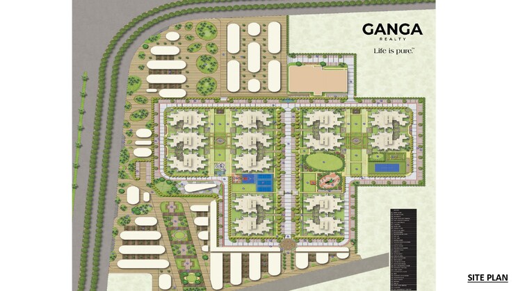 Master Plan, ganga-tathastu 2 Bedroom 646 Sq.Ft. Apartment In Sohna Sector 5 Gurgaon 8540458
