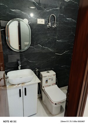 Bathroom in 4 BHK Builder Floor at Pitampura – for Sale