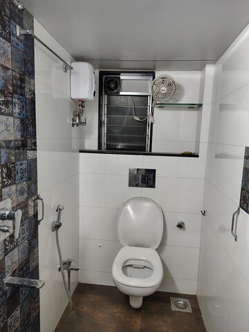Bathroom in 1 BHK Apartment at Ajinkya Apartment, Santacruz West – for Rent