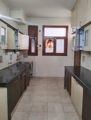 Kitchen in 3 BHK Apartment at Navshakti Apartment, Sector 46 – for Sale