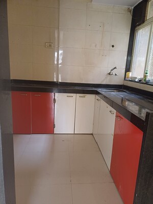 Kitchen in 1 BHK Apartment at Krishna Heights Ghansoli, Ghansoli – for Rent