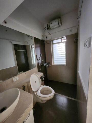 Bathroom in 3 BHK Apartment at Rustomjee OZone, Goregaon West – for Rent