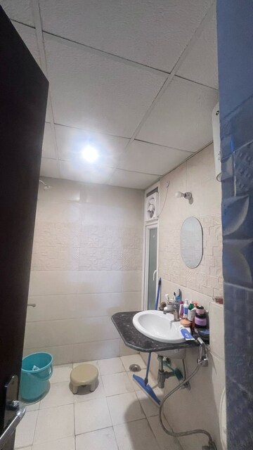 Bathroom in 3 BHK Builder Floor at RWA Apartments, Sector 31 – for Rent