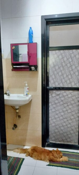 Bathroom in 1 BHK Apartment at Neelam Nagar CHS, Mulund East – for Sale
