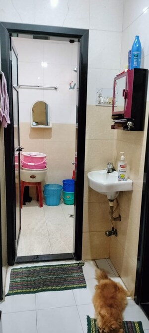 Bathroom in 1 BHK Apartment at Neelam Nagar CHS, Mulund East – for Sale
