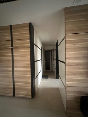 Staircase in 2 BHK Apartment at Courtyard by Narang Realty and The Wadhwa Group, Pokhran Road No Two – for Sale