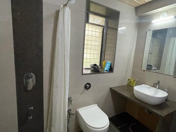 Bathroom in 1 BHK Apartment at Mahape – for Rent