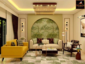 Living Room in 4 BHK Independent House at Dehradun Cantt – for Sale