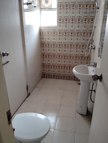 Bathroom in 3 BHK Apartment at Gaur City 2 - 14th Avenue, Sector 16c Greater Noida – for Rent