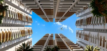 Staircase in 3 BHK Apartment at ASBL Spectra, Financial District – for Sale