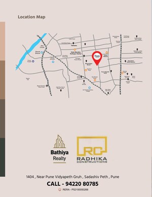 1 BHK Apartment – Map Location View at Vishnu Sadashiv Apt, Sadashiv Peth - for Sale