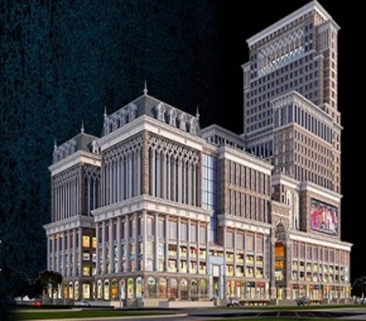 Exterior View, pks-town-central Commercial Office Space 822 Sq.Ft. In Sector 16b Greater Noida Greater Noida 8541501