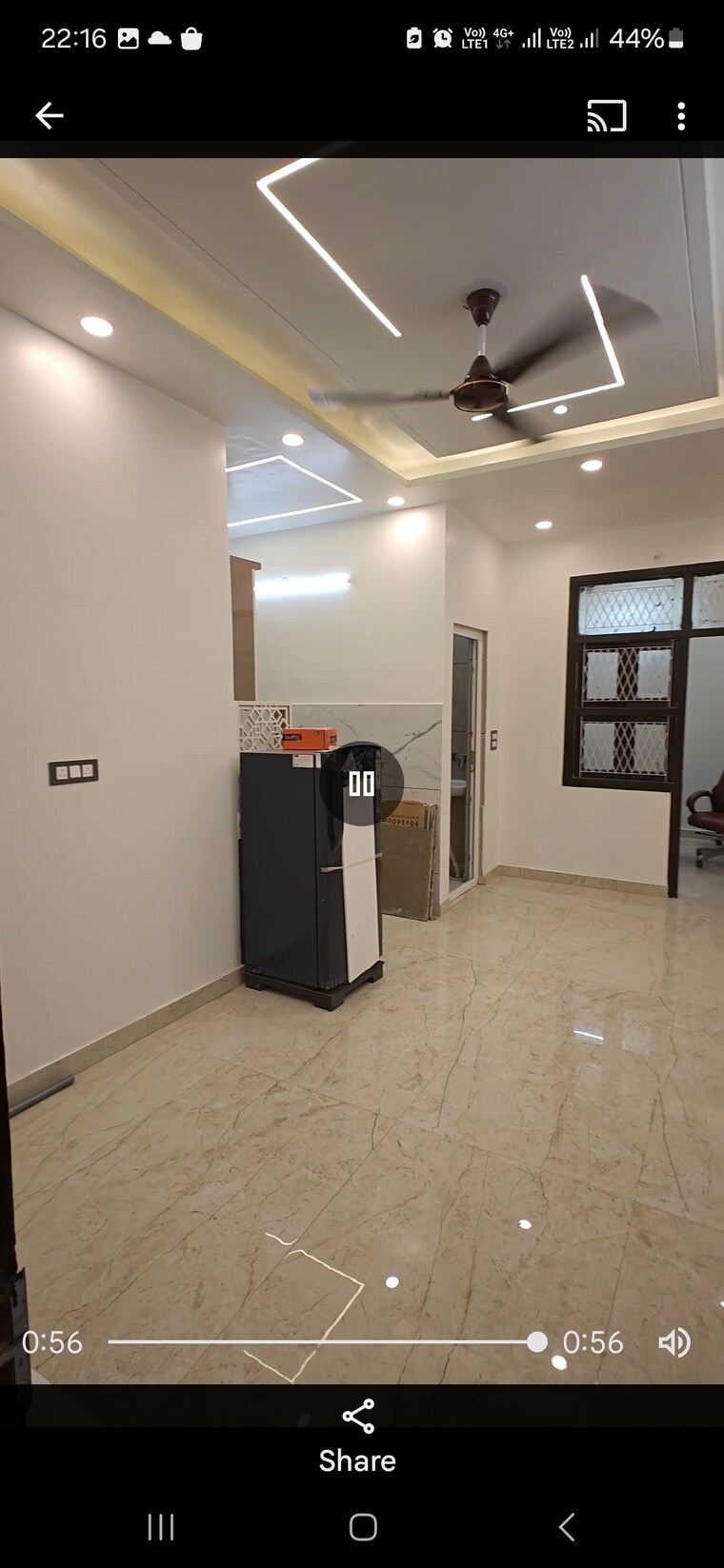 Living Room, hari nagar 2 Bedroom 50 Sq.Yd. Builder Floor In Hari Nagar Delhi 8541513