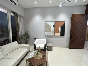 Living Room in 1 BHK Apartment at Ruparel Stardom, Mumbai Western Suburbs – for Sale