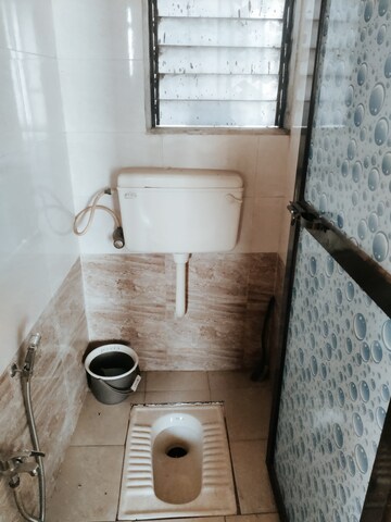 Bathroom in 1 BHK Apartment at Laxmi Vishnu CHS New Panvel, New Panvel East – for Rent