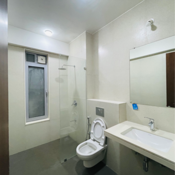 Bathroom in 2.5 BHK Apartment at Piramal Vaikunth Cluster 1, Ashok Nagar – for Rent
