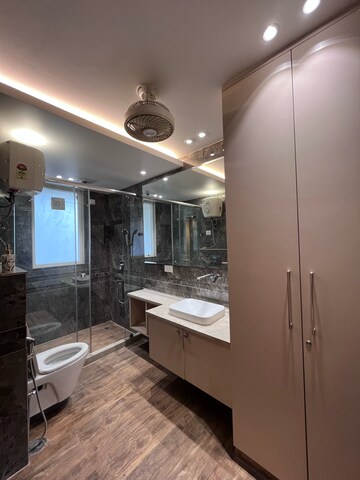 Kitchen in 4 BHK Builder Floor at Ansal Sushant Lok I, Sector 43 – for Rent