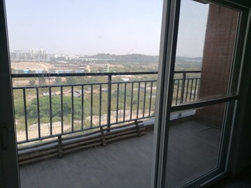 Balcony in 3 BHK Apartment at Crown Whistling Woods, Kokapet – for Rent