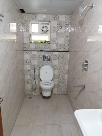 Bathroom in 3 BHK Apartment at Crown Whistling Woods, Kokapet – for Rent
