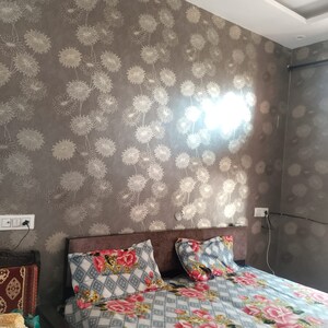 Bedroom in 2 BHK Builder Floor at Dhakoli Village – for Sale