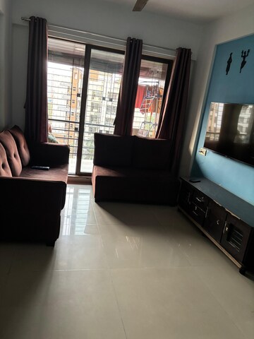 Living Room in 1 BHK Apartment at Green Square, Kasarvadavali – for Rent