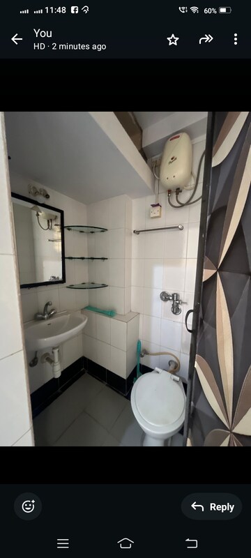 Bathroom in 3 BHK Apartment at Hiranandani Estate Princeton, Ghodbunder Road – for Rent