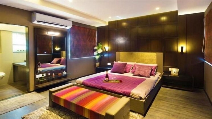 Bedroom, geras-world-of-joy-s 3 Bedroom 1400 Sq.Ft. Apartment In Kharadi Pune 8542410