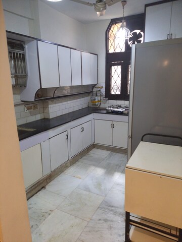 Kitchen in 2 BHK Builder Floor at Greater Kailash I – for Rent