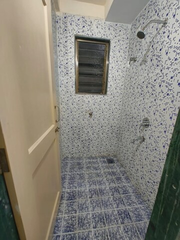 Bathroom in 1 BHK Apartment at Meghmalhar CHS Ghansoli, Ghansoli – for Rent