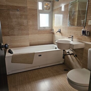 Bathroom in 4 BHK Apartment at Sunshine Helios, Sector 78 – for Rent