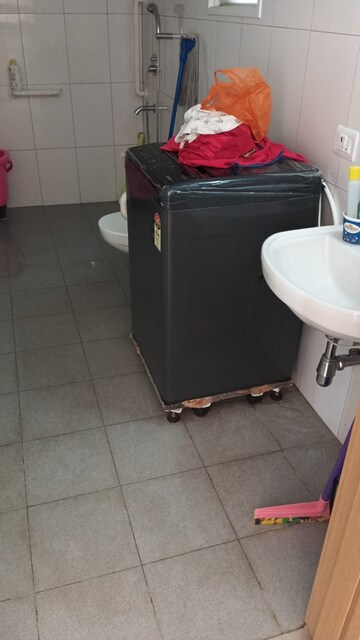 Bathroom in 1 BHK Apartment at Godrej Royale Woods, Devanahalli – for Rent
