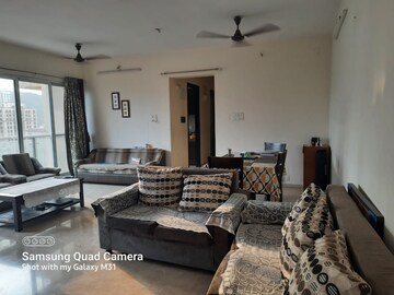 Living Room in 2 BHK Apartment at Hiranandani Meadows, Manpada – for Rent