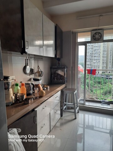 Kitchen in 2 BHK Apartment at Hiranandani Meadows, Manpada – for Rent