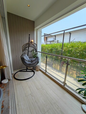 Balcony in 4 BHK Apartment at Raheja Solaris, Juinagar – for Sale