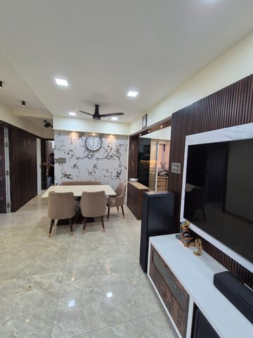 Living Room in 1 BHK Apartment at Mahape – for Rent