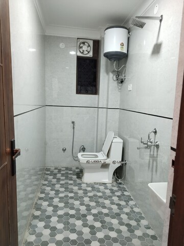 Bathroom in 3 BHK Apartment at Panchsheel Vihar – for Rent