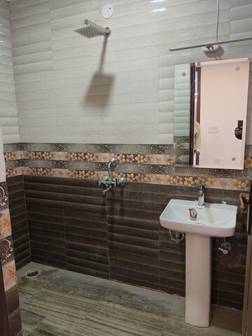 Bathroom in 3 BHK Apartment at Panchsheel Vihar – for Rent
