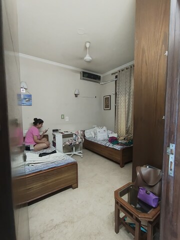 Bathroom in 3 BHK Builder Floor at Panchsheel Enclave – for Rent