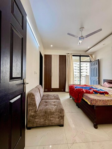 Bedroom in 3 BHK Apartment at Golden Sand Apartments, Dhakoli Village – for Rent