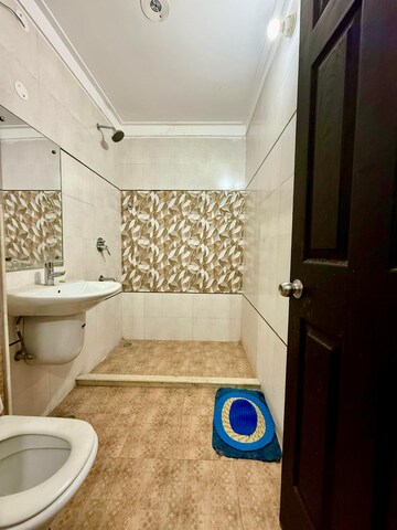 Bathroom in 3 BHK Apartment at Golden Sand Apartments, Dhakoli Village – for Rent