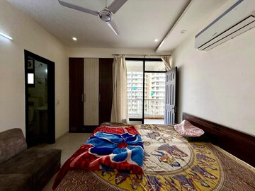 Bedroom in 3 BHK Apartment at Golden Sand Apartments, Dhakoli Village – for Rent