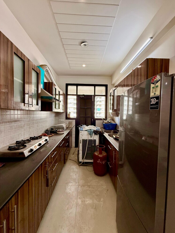 Kitchen, golden-sand-apartments 3 Bedroom 1650 Sq.Ft. Apartment In Dhakoli Zirakpur 8545399