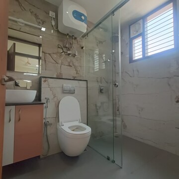Bathroom in 3 BHK Builder Floor at Harlur – for Rent