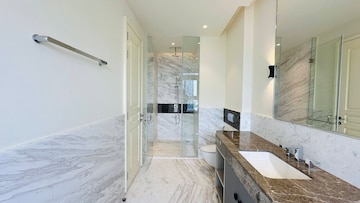 Building Lobby in 2 BHK Apartment at Bhartiya Leela Residences, Thanisandra Main Road – for Rent