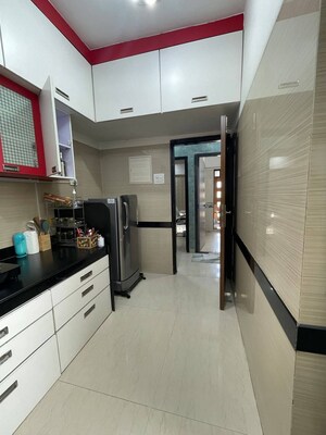 Kitchen in 1 BHK Apartment at Ruparel Sereno, Vasai East – for Sale